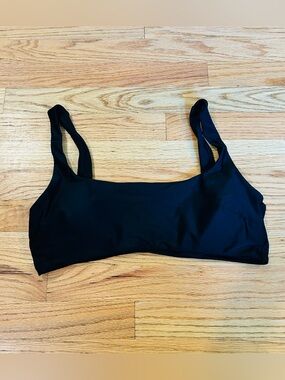 Black Women's Scoop Bikini Top